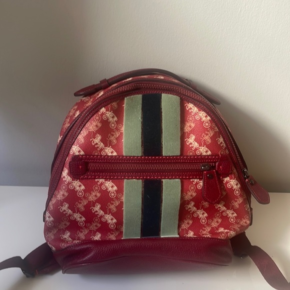 Small red backpack from Coach. - Picture 1 of 2